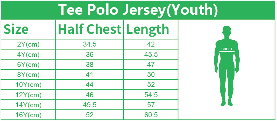 Tee Polo Jersey(Youth)