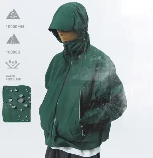 Men Spring Autumn Lightweight Waterproof Windbreaker Outdoor Hiking Jackets Coats UK for Cycling Outdoor Activities