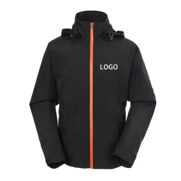 Custom logo Outdoor Waterproof Light Weight Cycling Riding Hiking Running Food Delivery Mens Windbreaker Rain Jacket