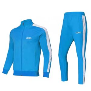 Custom logo Training Running Sports Gym 240 Polyester Sweatsuit Zipper Plain Blank Jogging Sportswear Tracksuit