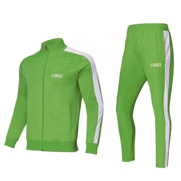 Custom logo Training Running Sports Gym 240 Polyester Sweatsuit Zipper Plain Blank Jogging Sportswear Tracksuit