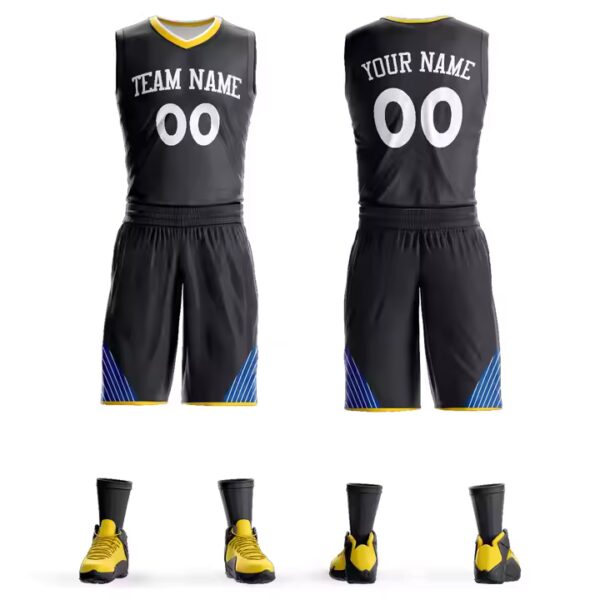 Personalized Print Name Number Sportswear Performance Breathable Professional Basketball Jersey Sets for Adults