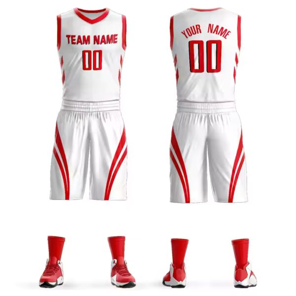 Personalized Print Name Number Sportswear Performance Breathable Professional Basketball Jersey Sets for Adults