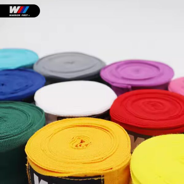 Factory Wholesale Custom Logo Cotton Polyester Boxing Hand Wraps for Boxing Kickboxing Muay Thai MMA