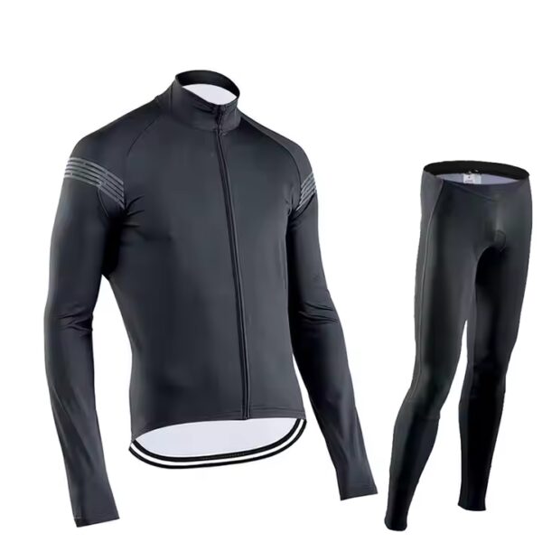 Cycle Jersey Clothes Two Piece Sets Cycling Suits Cycling Apparel Men Cyclist Wears Polyester Gym Sportswear Pic Colour 2pcs
