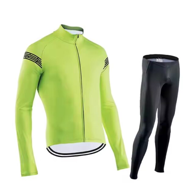 Cycle Jersey Clothes Two Piece Sets Cycling Suits Cycling Apparel Men Cyclist Wears Polyester Gym Sportswear Pic Colour 2pcs