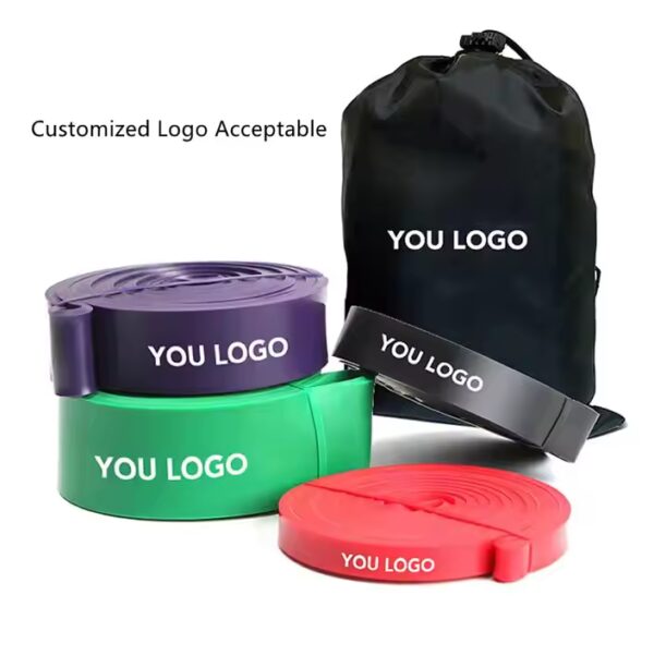 Factory Direct Sale Heavy Duty Latex Pull Up Assistance Resistance Loop Bands for Power Exercise