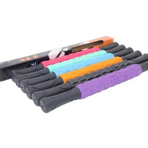 High Quality Factory Price 9 Segmented Spindles Muscle Massage Roller Stick for Fitness Sports Physical Therapy Recovery