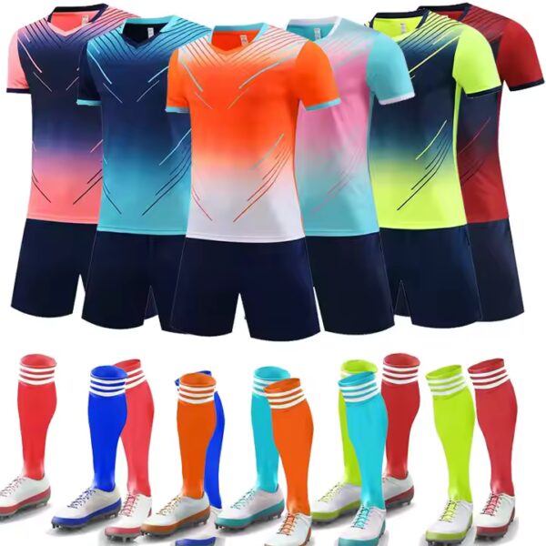 Custom Thailand Quality New Euro Soccer Wear EURO Club Sport Football Shirt Jersey Sport Clothing