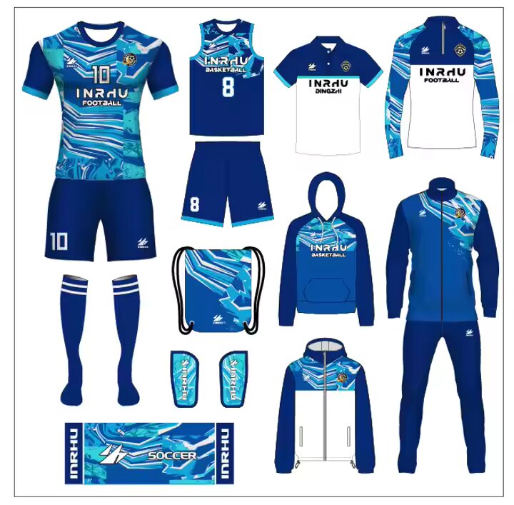 Custom Football Jersey Basketball Jersey Sports Jacket Team Sportswear Customized Tracksuit