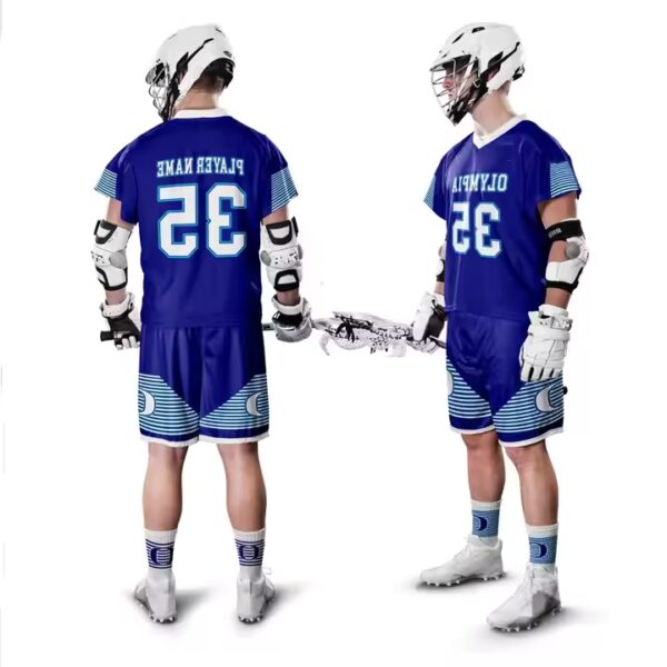 Customized Logo Made Men Sport Wear Lacrosse Uniform OEM Custom Quick Dry Lacrosse Uniform