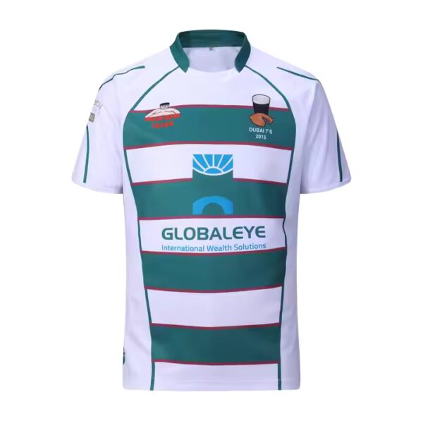High Quality Custom Stripe Pattern Rugby Uniform Sublimation Rugby Jersey Sets