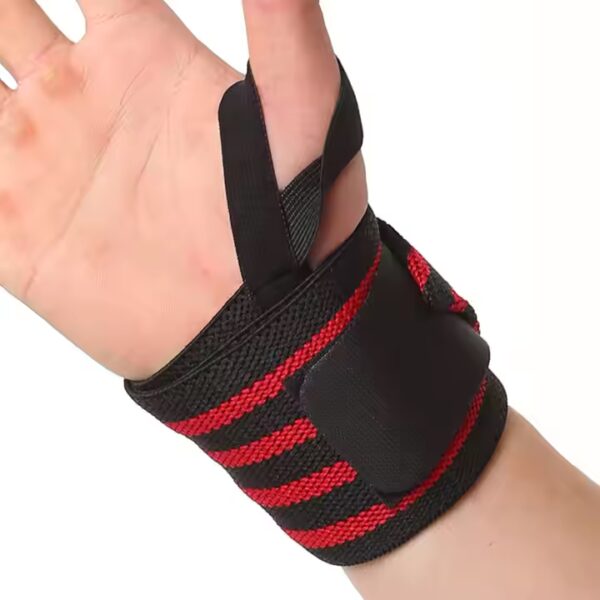 High Performance Good Quality Custom Logo Adjustable Training Weightlifting Gym Wrist Support Wraps