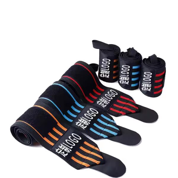 High Performance Good Quality Custom Logo Adjustable Training Weightlifting Gym Wrist Support Wraps