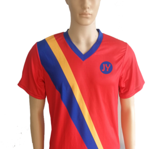 Customized men's high-quality quick drying V-neck digital printed T-shirt
