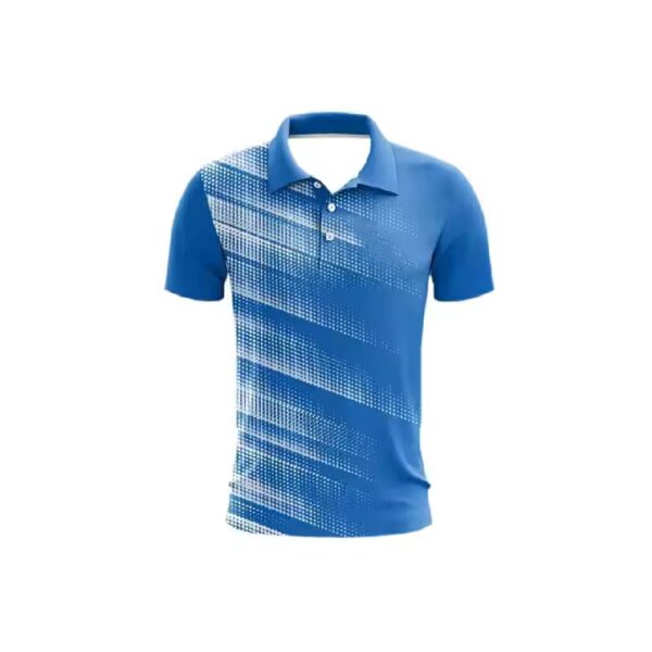 Wholesale Polyester Mesh Quick Dry Badminton Polo Shirt Table Tennis Shirts Custom Sublimated Sportswear Tennis Jersey