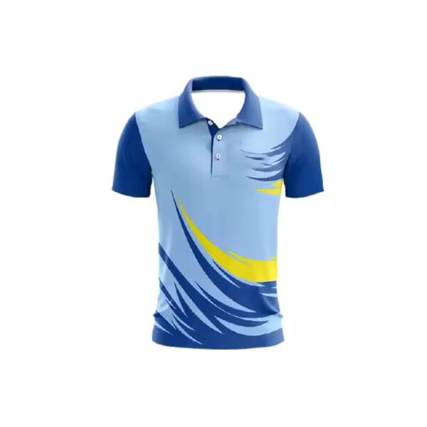 Wholesale Polyester Mesh Quick Dry Badminton Polo Shirt Table Tennis Shirts Custom Sublimated Sportswear Tennis Jersey