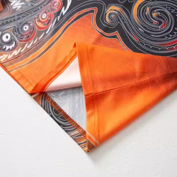 Custom Logo 100% Polyester Printed Sport T-shirts Sublimation Full Printed Shirt Round Neck Men's T Shirts