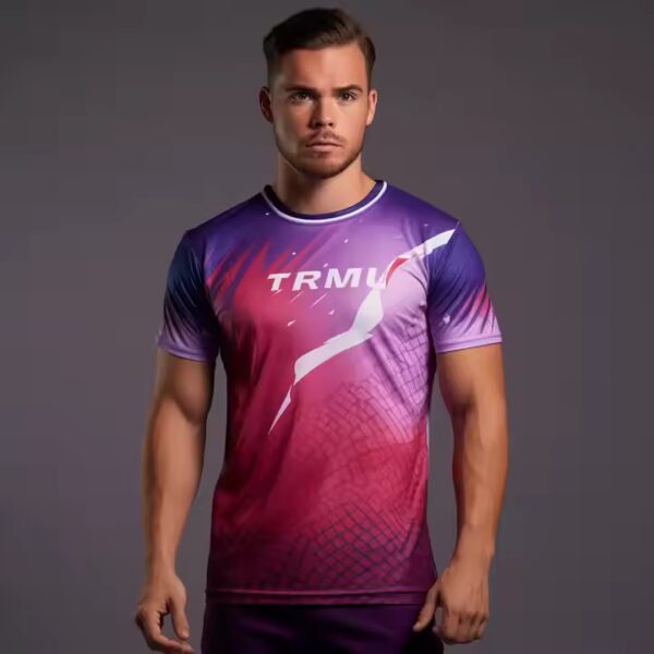 Custom OEM Breathable 100%Polyester Sublimated Soccer T Shirt High Quality Football T-shirt