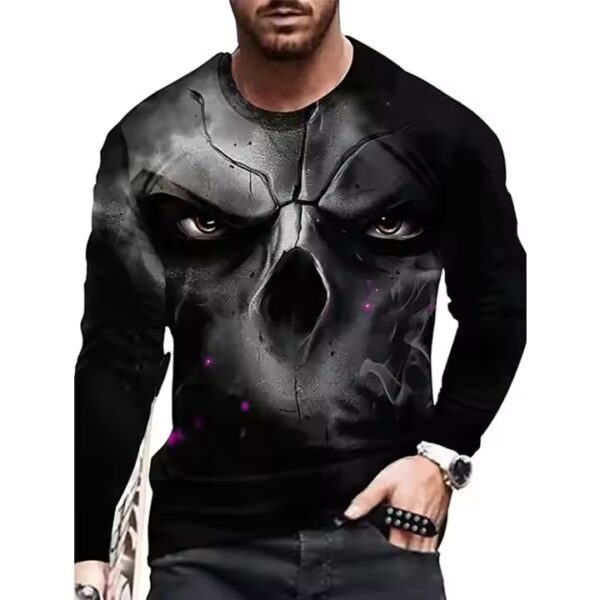 High Quality Long T-Shirt Polyester Fabric Round Neck T Shirt Sport Men's Long Sleeve T Shirt