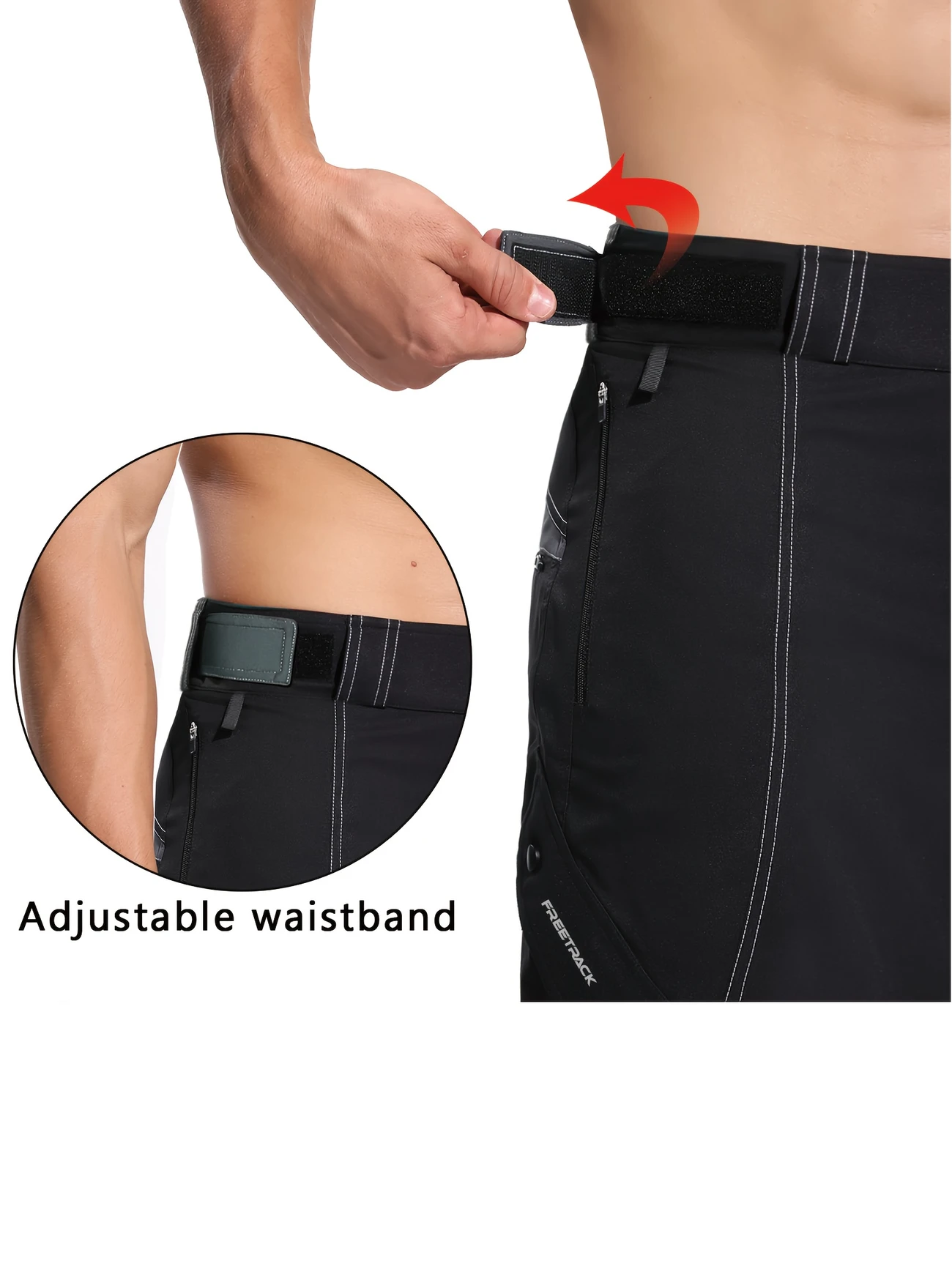 Breathable Polyester Men's Cycling Shorts | Black, Machine Washable with Zipper Pockets for Summer Sports & Outdoor Activities, Biker Shorts Breathable Polyester Men's Cycling Shorts | Black, Machine Washable with Zipper Pockets for Summer Sports & Outdoor Activities, Biker Shorts