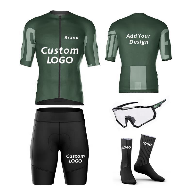 Professional Custom Cycling Jersey Long Shorts Sleeve Team Urban Highways Mountain Bike MTB Shirt Cycling Jersey Set