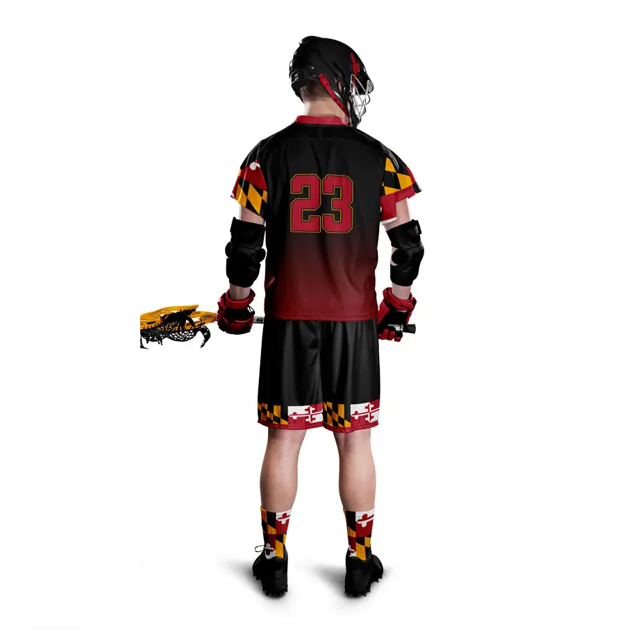Lacrosse Practice Jerseys Shorts 100% Polyester Durable Sublimation Customized Name Design Uniforms Sets Lacrosse Practice Jerseys Shorts 100% Polyester Durable Sublimation Customized Name Design Uniforms Sets