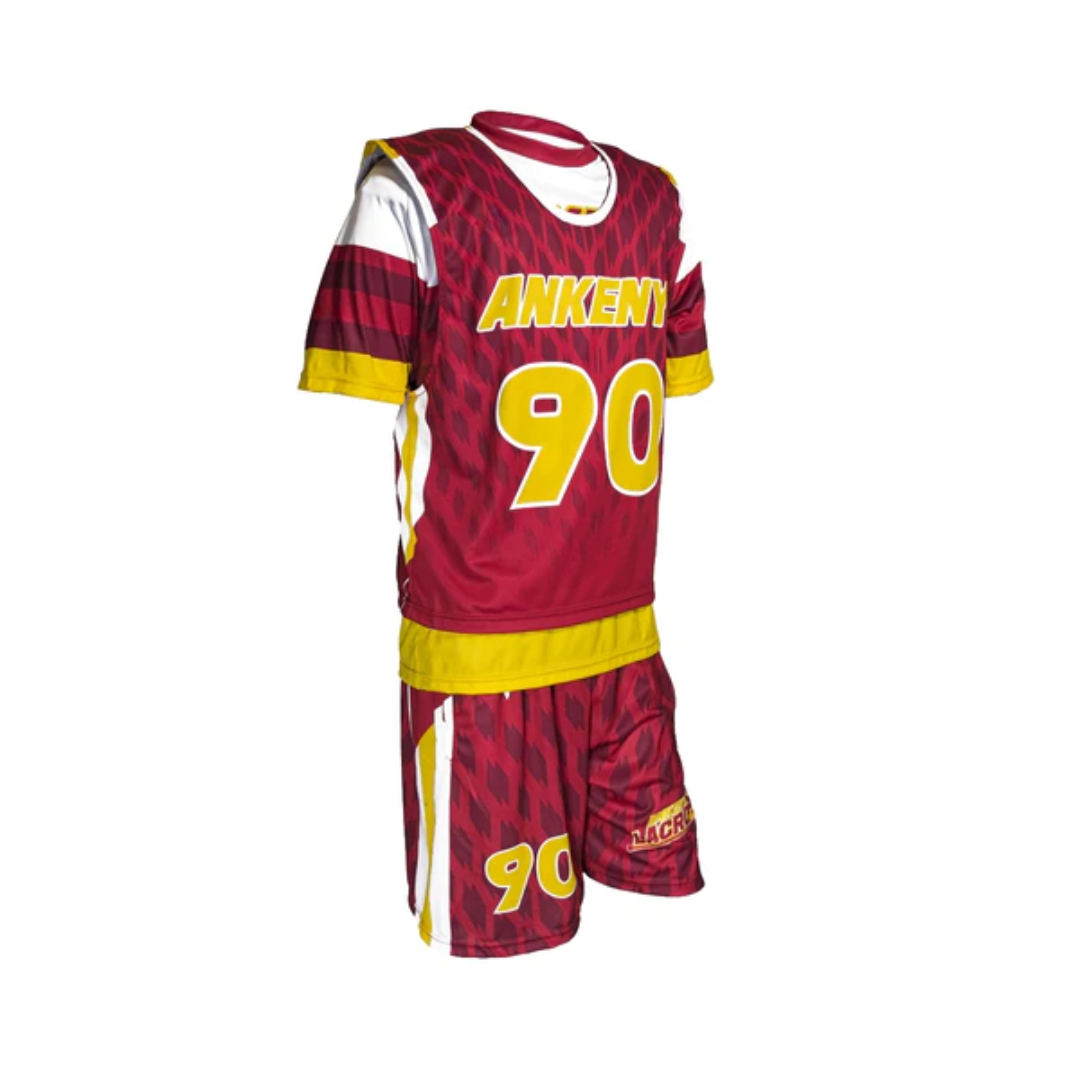 Lacrosse Uniform sets Jerseys Shorts Sublimation 100% Polyester Men Women Custom Laccrose Uniforms