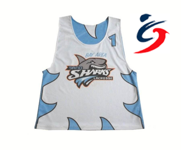 Custom Lacrosse Reversible Jersey Sublimated Mesh Practice Lacrosse Pinnie