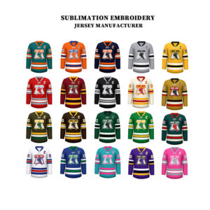 OEM Customizable Adult Lacrosse Uniforms Factory Direct Custom Blank Ice Hockey Jersey Polyester Sublimation Printing Field