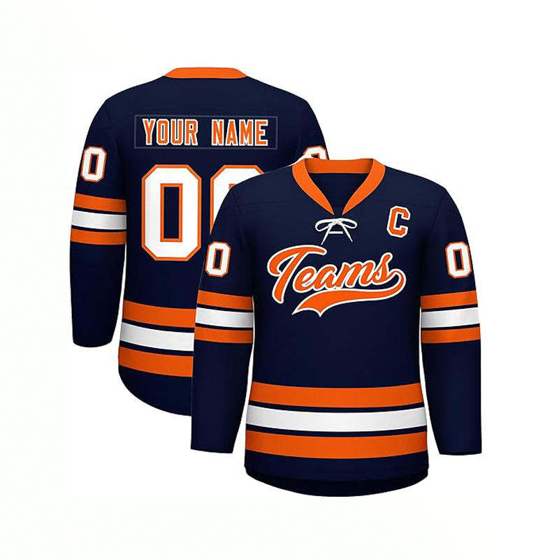 OEM Customizable Adult Lacrosse Uniforms Factory Direct Custom Blank Ice Hockey Jersey Polyester Sublimation Printing Field OEM Customizable Adult Lacrosse Uniforms Factory Direct Custom Blank Ice Hockey Jersey Polyester Sublimation Printing Field