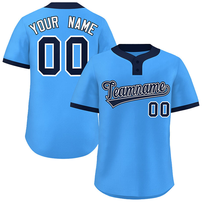 2025 New Style Match Baseball Wear Wholesale Custom Baseball Uniforms Two Button Throwback Baseball Jerseys for Men