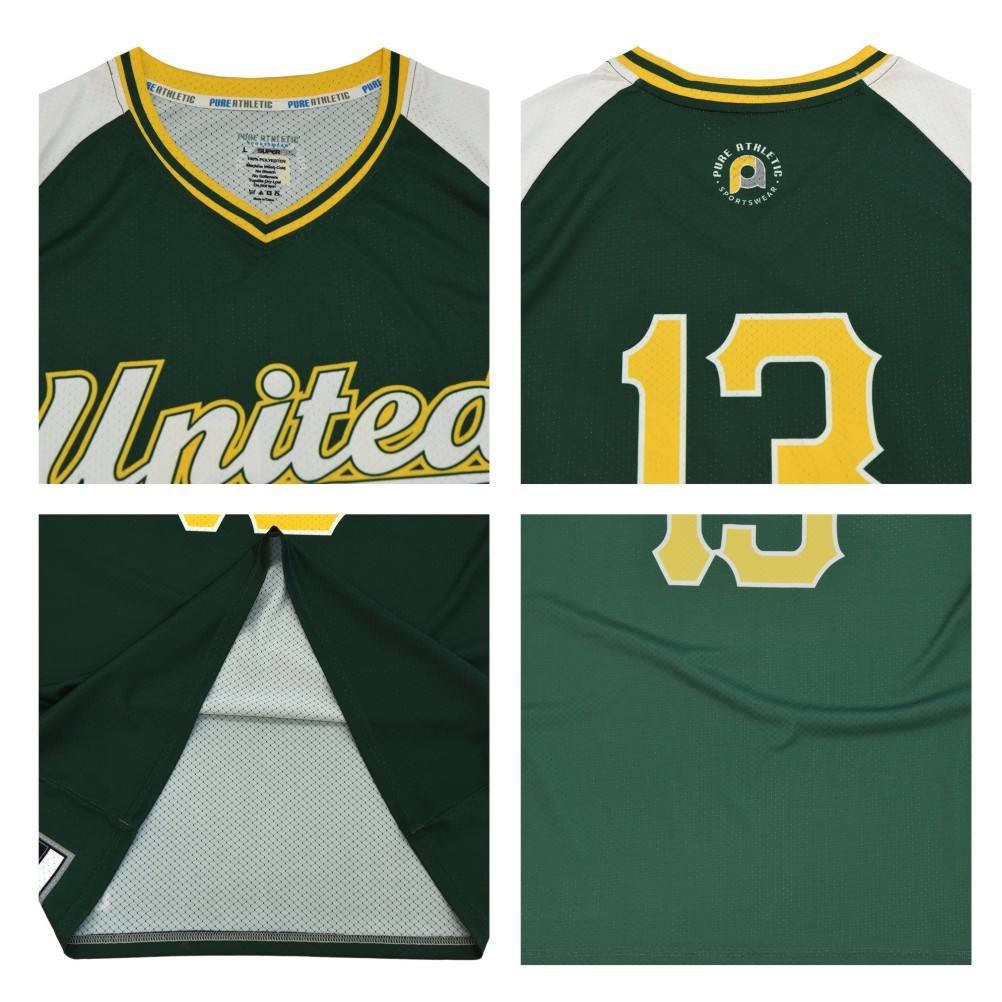 Custom Classic V-Neck Softball T-shirts Printed Baseball Uniform League Shirts Sublimation Men's Short Sleeve Baseball Jersey