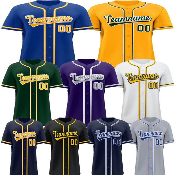 USA Size Blank Retro Baseball Uniform Sweatshirt Heat Sublimated Printed Mesh Breathable Custom Baseball Jersey