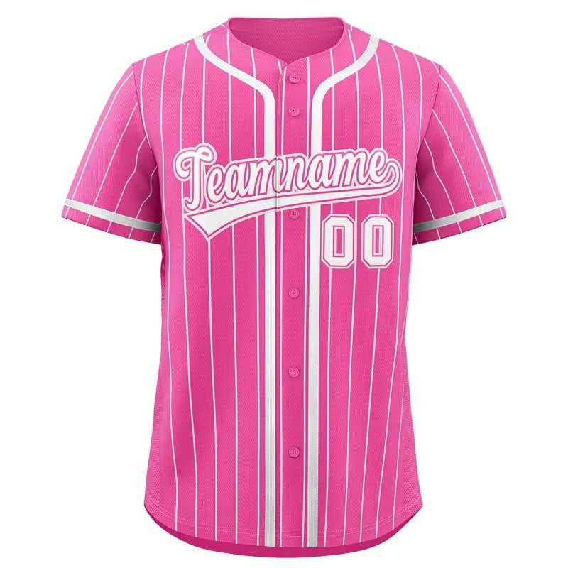 Unisex Hip Hop Button Down Digital Printed Men's Baseball Shirt Striped Stitched Letters Number Custom Baseball Jersey Uniform Unisex Hip Hop Button Down Digital Printed Men's Baseball Shirt Striped Stitched Letters Number Custom Baseball Jersey Uniform