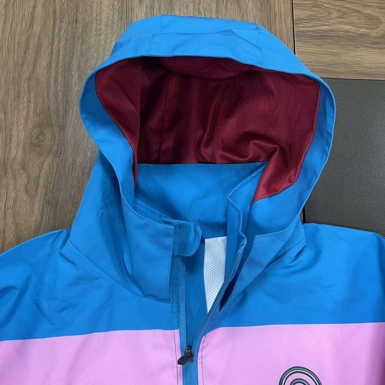 Custom Design Polyester Sports Windbreak Jacket Tag Rugby Biker Hiking Men's Waterproof Pullover 1/4 Zipper Soft Shell Jacket