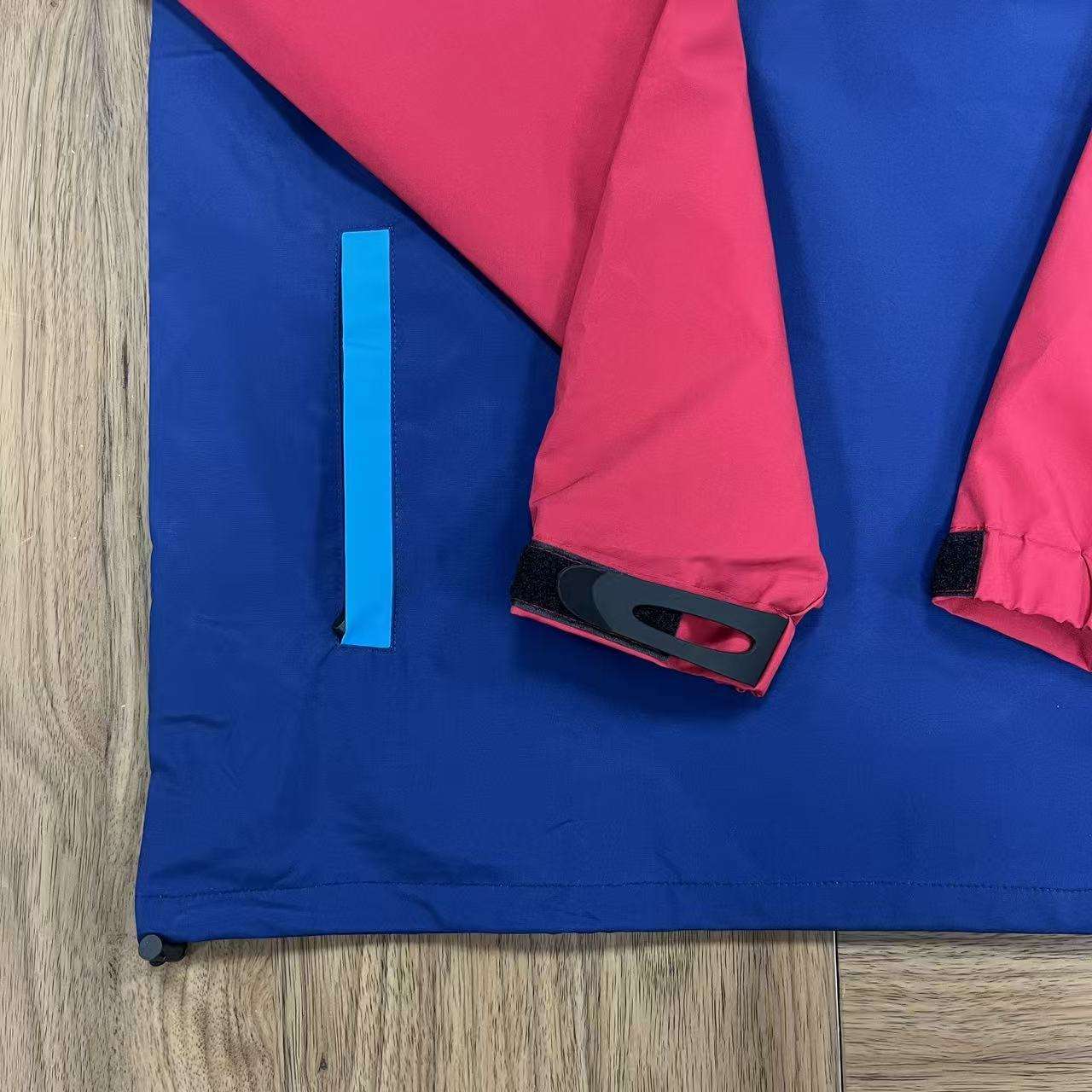 Custom Design Polyester Sports Windbreak Jacket Tag Rugby Biker Hiking Men's Waterproof Pullover 1/4 Zipper Soft Shell Jacket