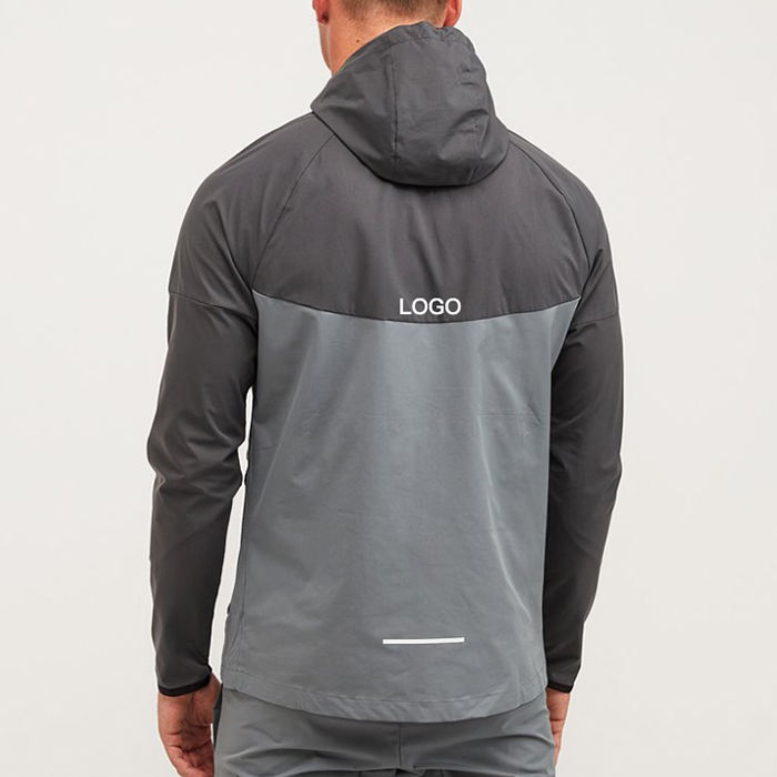 Custom Premium Sporting Windbreaker Jacket Set for Men Jogging Casual