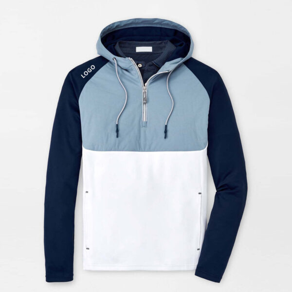 Custom High Quality Waterproof Windbreaker Lightweight Athletic Sports Heavyweight Quarter Zip Pullover Golf Hoodies